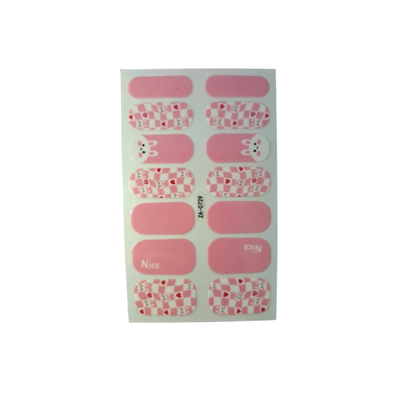Stickers Press On Nails Accessoires Onglerie et Soins Ongles Manicure Rapide