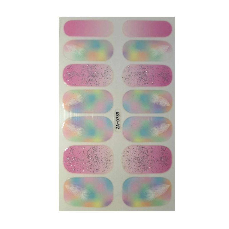 Stickers Press On Nails Accessoires Onglerie et Soins Ongles Manicure Rapide