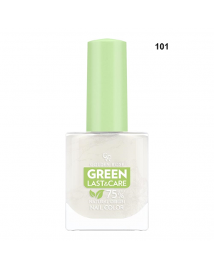 Golden Rose Vernis à Ongles 101 Green Last & Care Nail Color GR 10.2ml