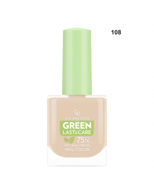 Golden Rose Vernis à Ongles 108 Green Last & Care Nail Color GR 10.2ml