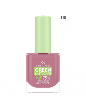 Golden Rose Vernis à Ongles 118 Green Last & Care Nail Color GR 10.2ml