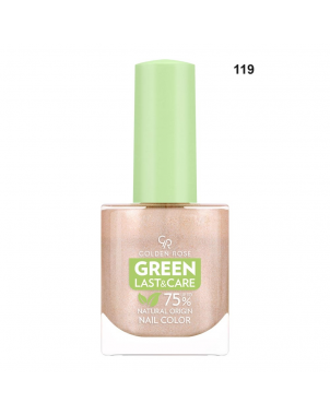 Golden Rose Vernis à Ongles 119 Green Last & Care Nail Color GR 10.2ml