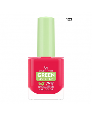 Golden Rose Vernis à Ongles 123 Green Last & Care Nail Color GR 10.2ml