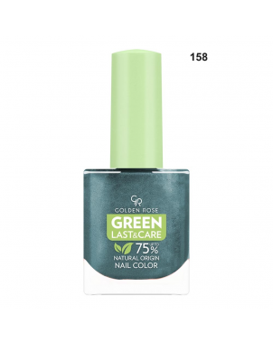 Golden Rose Vernis à Ongles 158 Green Last & Care Nail Color GR 10.2ml