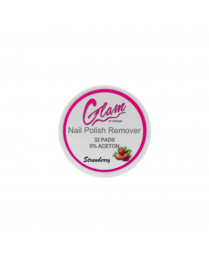 Tampons Dissolvant de Vernis Strawberry Glam of Sweden Nail Polish Remover Pads