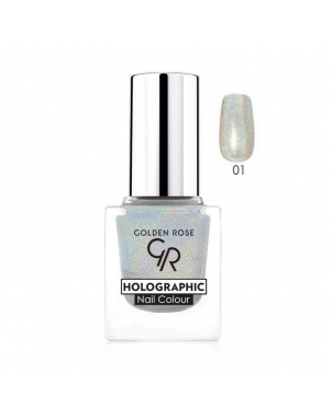 Holographic Nail Colour Vernis à Ongles 01 Golden Rose