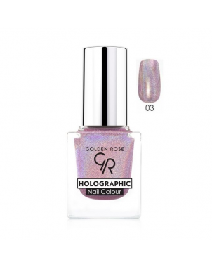 Holographic Nail Colour Vernis à Ongles 03 Golden Rose