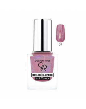 Holographic Nail Colour Vernis à Ongles 04 Golden Rose