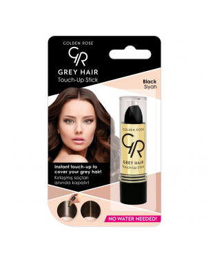 Retouche Cheveux Gris Grey Hair Touch-Up Stick 01 Black Golden Rose