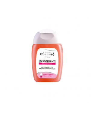 Elegant Dissolvant 125ml Acétone Vernis à Ongles Vitamine E et C