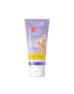 Eveline Crème Exfoliante pour les Pieds Revitalum Crème Ultra Nourrissante contre la Rugosité 75ml