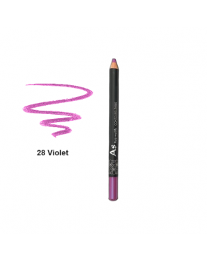 AS Kozmetik Crayon à Lèvres N°28 Violet - Maquillage Lèvres