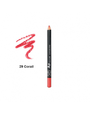 AS Kozmetik Crayon à Lèvres N°29 Corail - Maquillage Lèvres