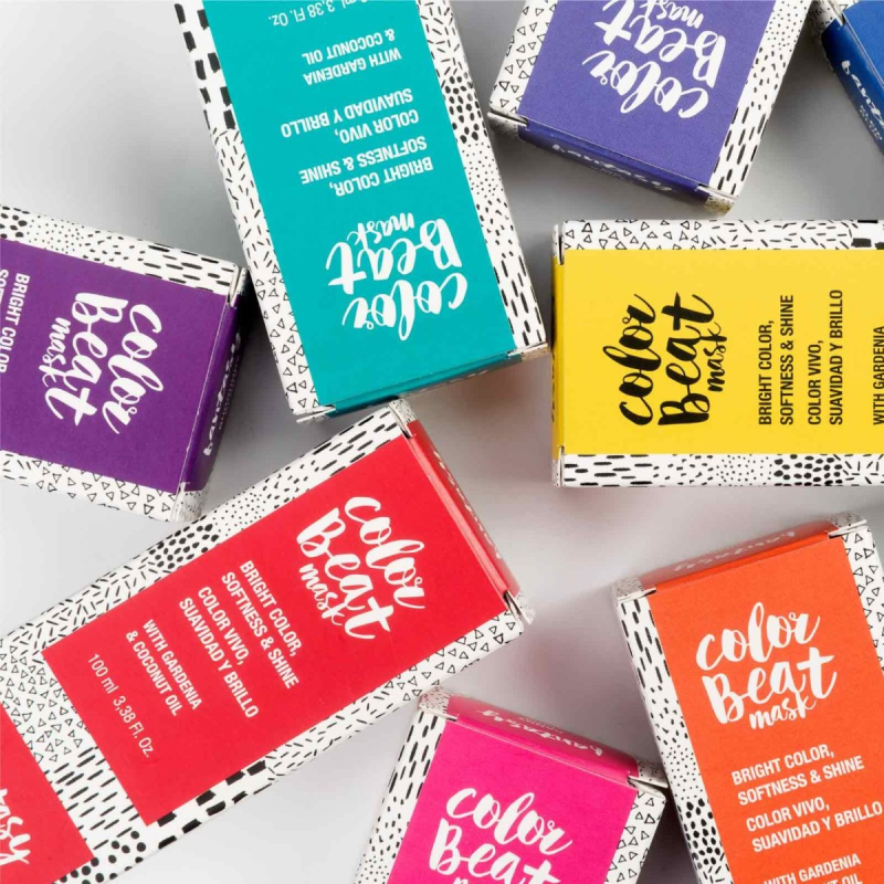 Glossco Masque Color Beat Burgundy Berry Colorant Coloration Semi Permanente