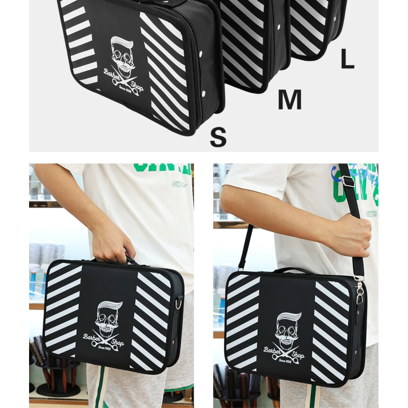 Valise Coiffeur Professionnel Petite Barber Shop Bag Trousse Outils Barbe