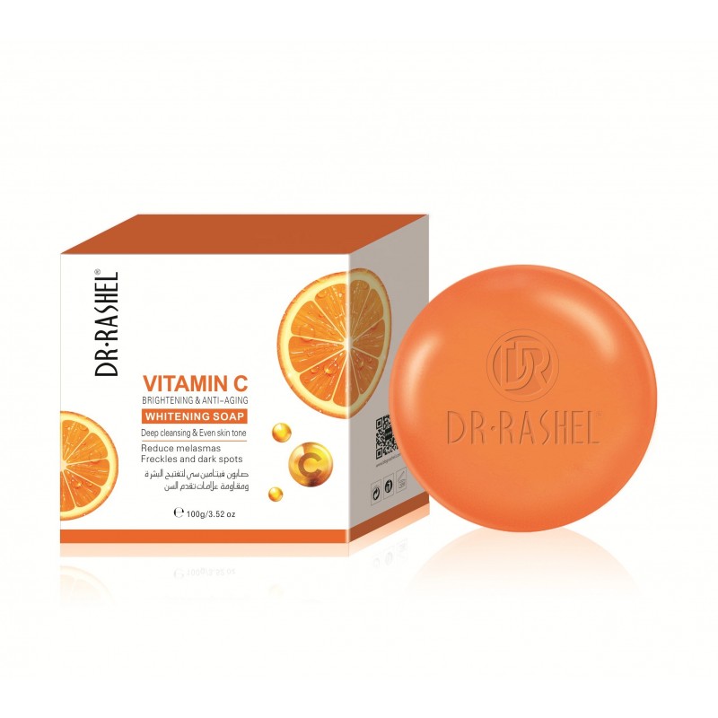 Dr Rashel savon éclaircissant vitamine C anti rides anti âge anti ridules