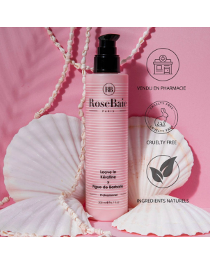 Leave In Figue de Barbarie x Kératine 200ml RoseBaie Sebo Régulation Sébum Hydratation