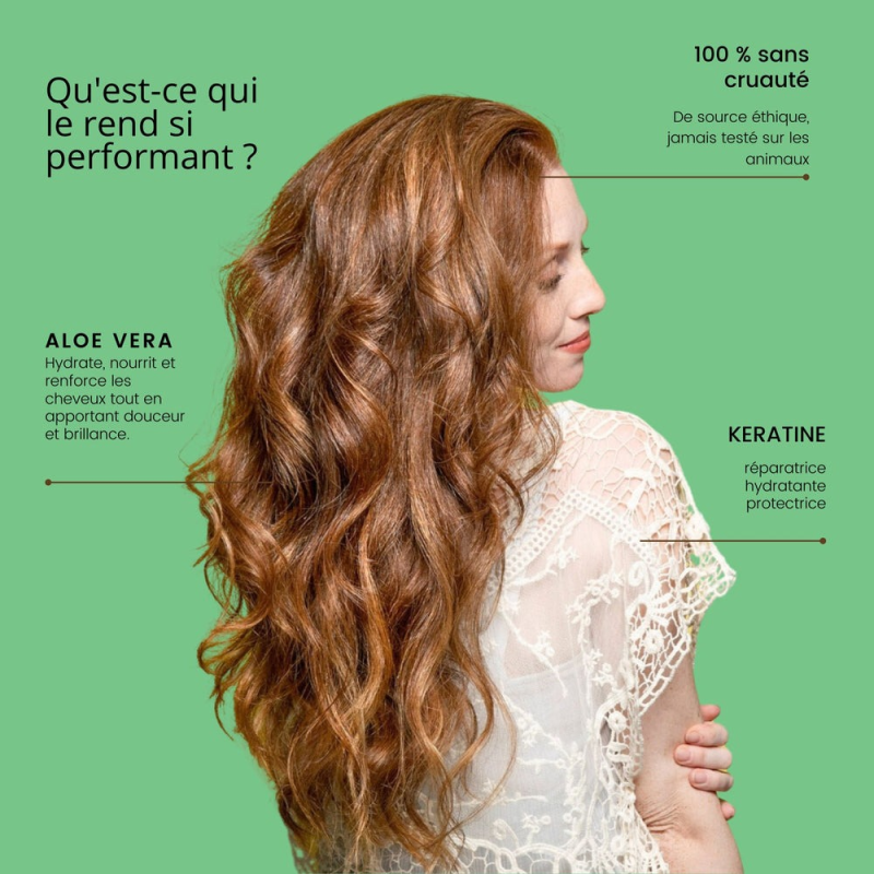 RoseBaie Shampoing Aleo Vera x Kératine 500ml Purification