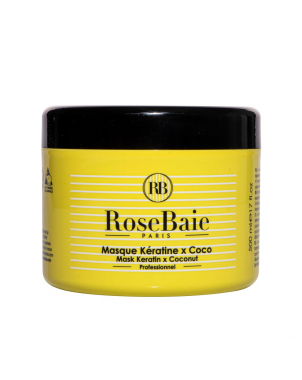 Masque Coco x Kératine 500ml RoseBaie Nutrition Noix de Coco