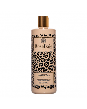 Shampoing Amla x Kératine 500ml RoseBaie Brillance et Gainage