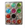Paillettes - 12 Boîtes Décoration Ongles - Nail Art Manucure Pédicure