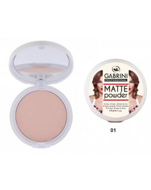 Gabrini Fond de Teint Poudre Compact 01 Fond de Teint Poudre Matte