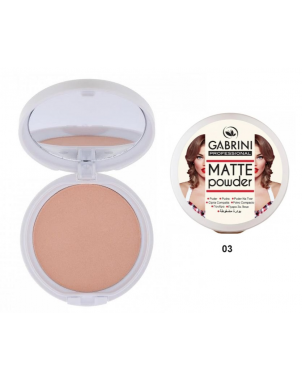 Gabrini Fond de Teint Poudre Compact 03 Fond de Teint Poudre Matte