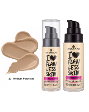 Essence Fond de Teint Matt 20 Medium Porcelain SPF20 I Love Flawless Skin Foundation