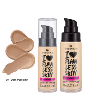 Essence Fond de Teint Matt 30 Drak Porcelain SPF20 I Love Flawless Skin Foundation