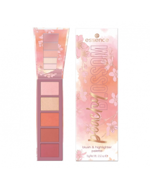 Essence Palette Peachy Blossom Palette Blush & Highlighter