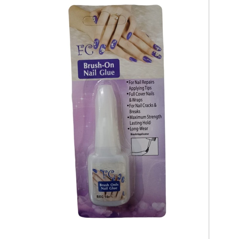 Colle à Ongles FC Brush On Nail Glue - Faux Ongles et Capsules Gel