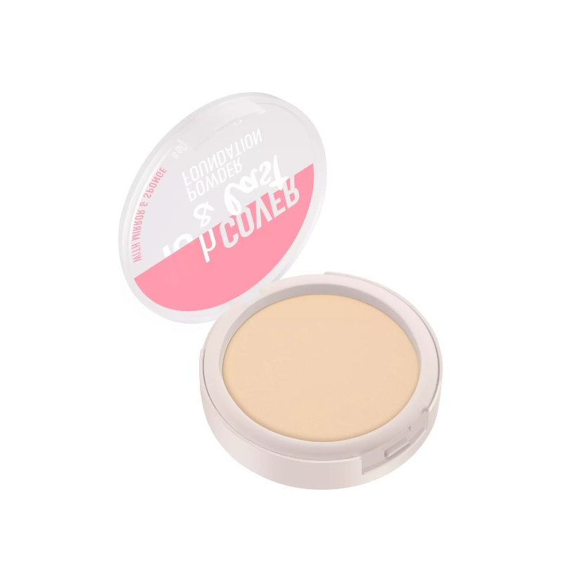 Essence 16h Cover & Last Powder Foundation 01 Fond de Teint Poudre LongueTenue
