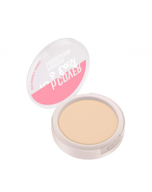 Essence 16h Cover & Last Powder Foundation 01 Fond de Teint Poudre LongueTenue