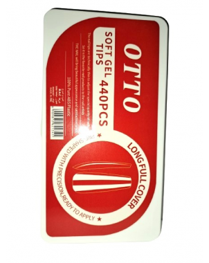 Otto Capsules Américaines 440pcs Onglerie Accessoires Ongles Long Full Cover Soft Gel Tips