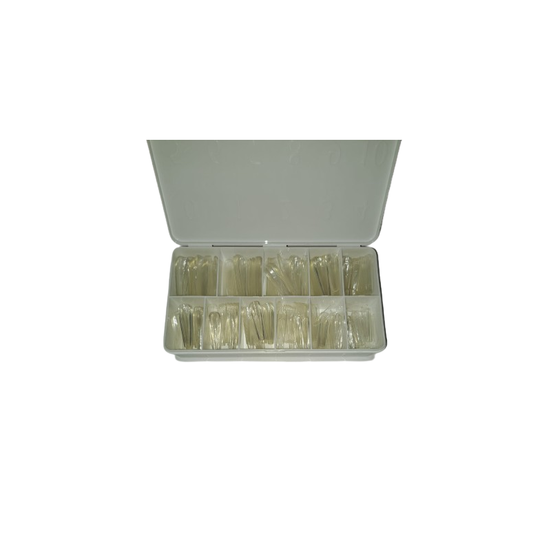 Otto Capsules Américaines 440pcs Onglerie Accessoires Ongles Long Full Cover Soft Gel Tips