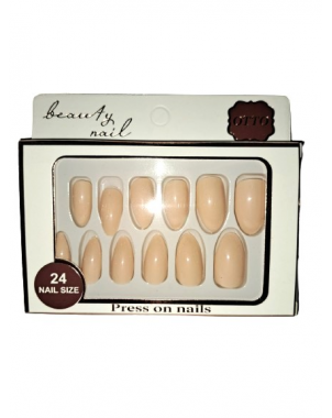 Otto Press On Nails Beige 24 Pcs Be Fell Live Faux Ongles