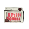 Otto Press On Nails Rose Foncé 24 Pcs Be Fell Live Faux Ongles