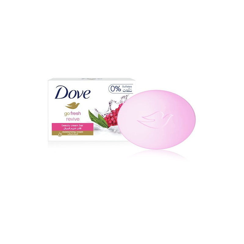 Dove Savon Go Fresh Revive Grenade Visage et Corps Beauty Cream Bar Savon Nettoyant Hydratant