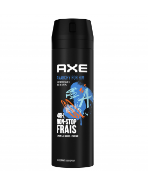 Axe Déodorant Anarchy For Him 150ml Déodorant Homme 48h Non Stop Fresh