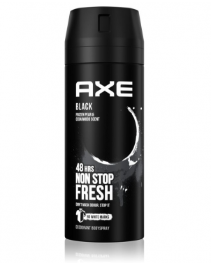 Axe Déodorant Black 150ml Déodorant Homme 48h Non Stop Fresh