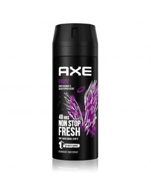 Axe Déodorant Excite 150ml Déodorant Homme 48h Non Stop Fresh