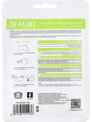 Dr Rashel Masque Exfoliant Chaussettes pour Soins des Pieds Peau Morte