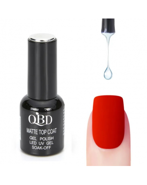 QBD Top Coat Matte 18ml Top Coat pour Vernis Permanents