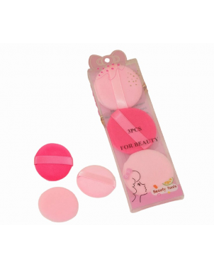 Eponge Houppe Puff 3pcs Eponges de Maquillage