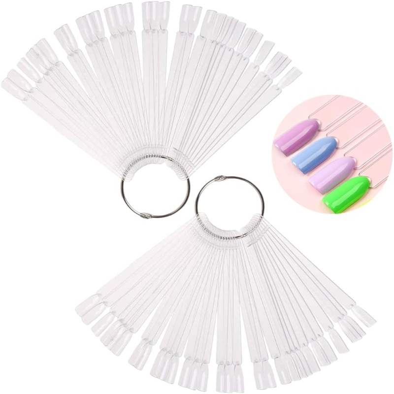 Présentoir Vernis Permanents à Ongles 50pcs Nuancier de Couleurs Onglerie 50pcs