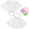 Présentoir Vernis Permanents à Ongles 50pcs Nuancier de Couleurs Onglerie 50pcs