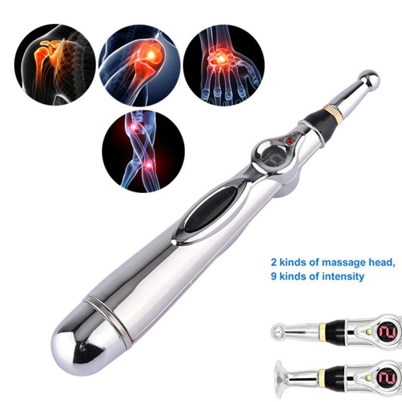 Stylo De Massage Visage Cou Corps Pen Massager Stylo Electrique Sant