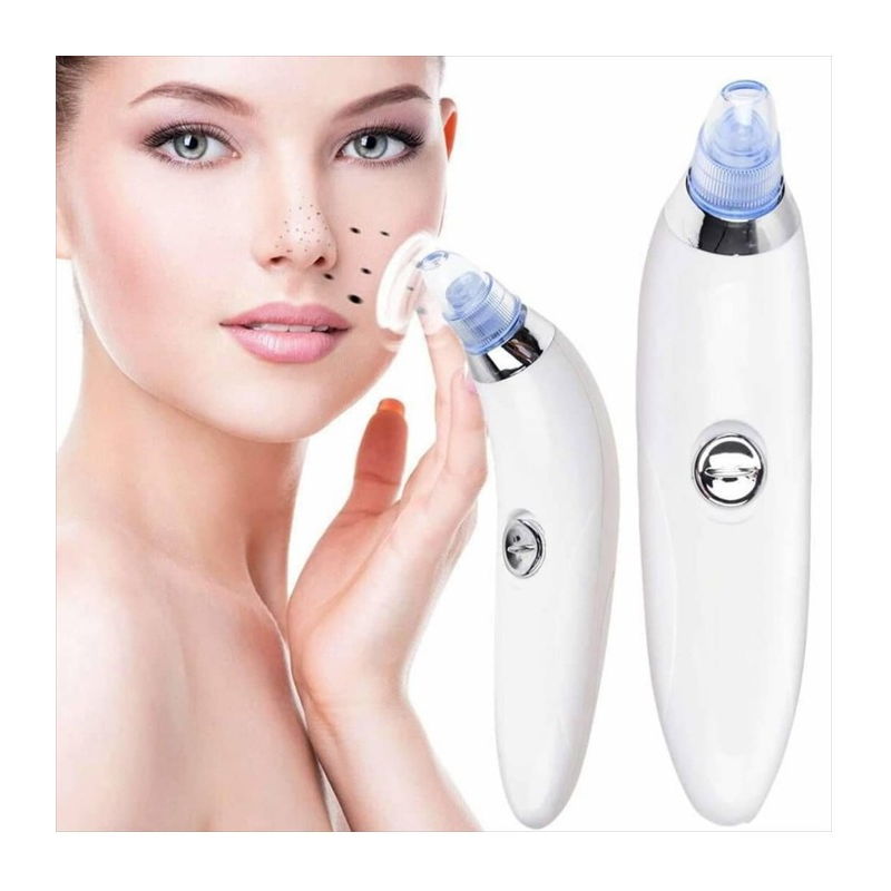 DermaSuction Aspirateur de Points Noirs 4 Têtes Réduction de Sébum