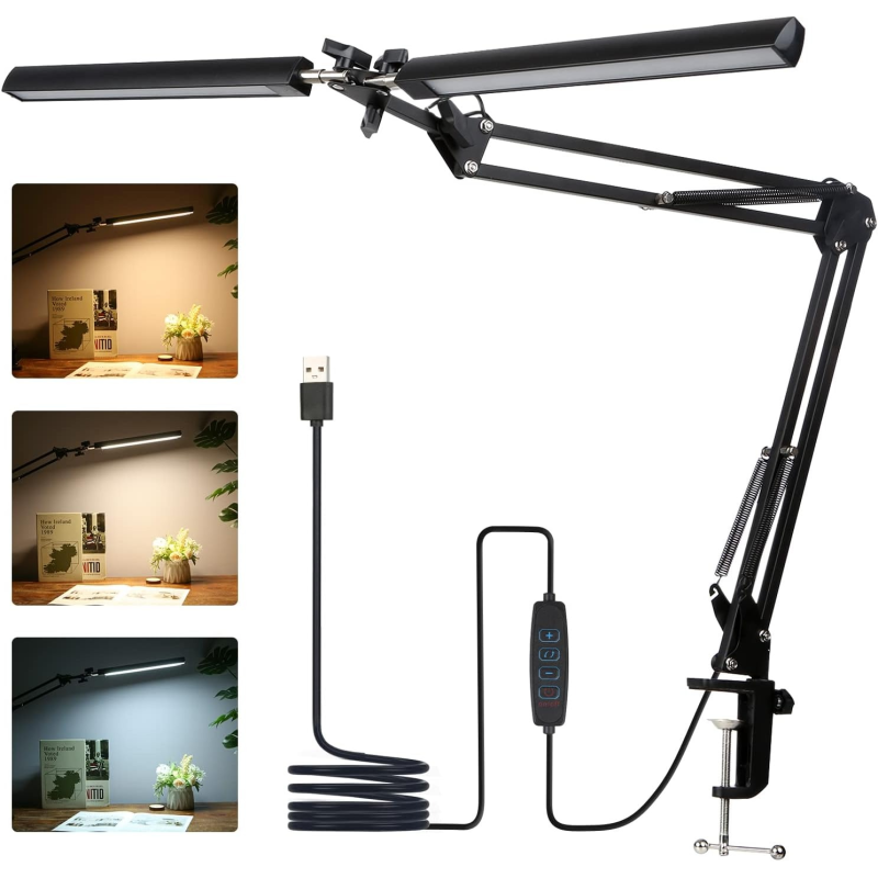 Lampe LED Table FX320 Luminosité Réglable Table d'Onglerie