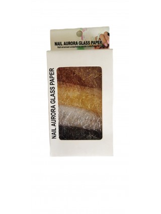 Papier Décoration en Maille Nail Art Manucure Soins Ongles Motif Filet